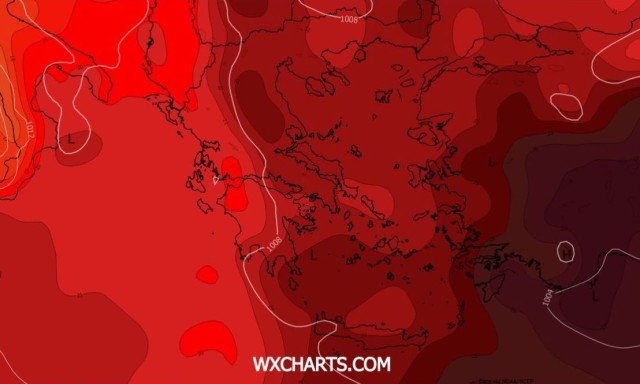 Καιρός: Το GFS φέρνει καύσωνα στην Ελλάδα - Η ημερομηνία που «δείχνει» το Αμερικανικό μοντέλο