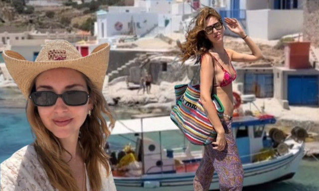 Η Κιάρα Φεράνι ύμνησε Μήλο και Κίμωλo στο Instagram - «Το ομορφότερο μπλε της θάλασσας»