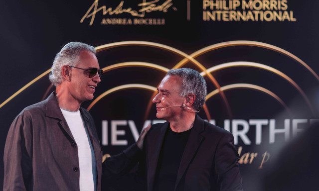Η Philip Morris International και ο Andrea Bocelli παρουσίασαν την πλατφόρμα "Believe. Further"
