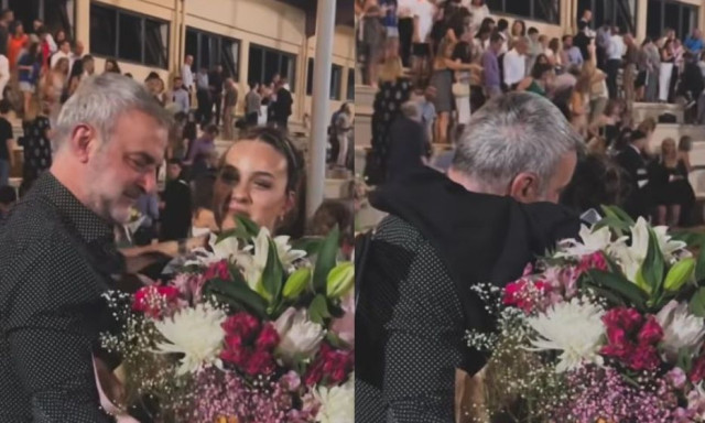 Τραϊανός Δέλλας: Αγκάλιασε συγκινημένος την κόρη του - «Σε ευχαριστώ για όλα όσα είσαι»