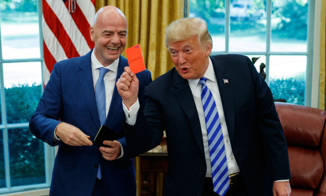 Ο Τραμπ παραδέχθηκε ότι ζήτησε από τη FIFA να επανεξετάσει την κόκκινη κάρτα του Μπάλογκαν