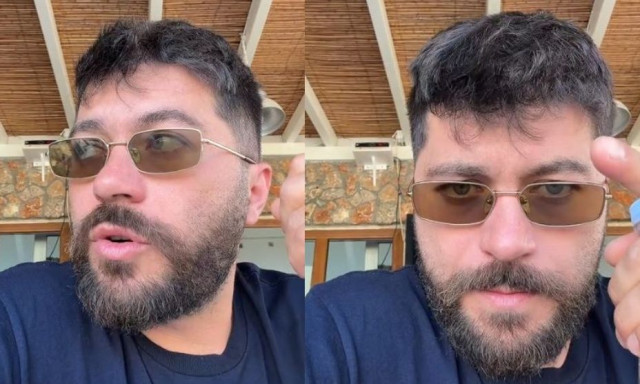 Ξέσπασε ο «Θανάσης» του «Ευτυχισμένοι Μαζί» με σχόλιο για τα κιλά της γυναίκας του - «Βουτάτε τη γλώσσα στο μυαλό, αν υπάρχει»
