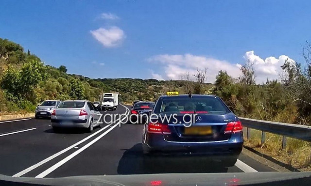Νέο βίντεο με επικίνδυνη οδήγηση στον ΒΟΑΚ: Μπήκε στο αντίθετο ρεύμα για προσπέραση