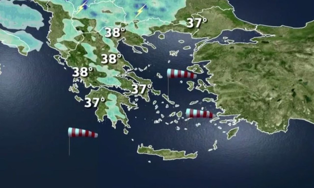 Καιρός: Θερμή αέρια μάζα «κυκλώνει» την Ελλάδα - Πότε θα ανέβει ραγδαία η θερμοκρασία