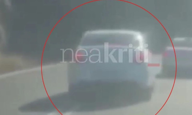 Κρήτη: Ασυνείδητος οδηγός κάνει παράνομες προσπεράσεις σε στροφές με διπλή διαχωριστική γραμμή