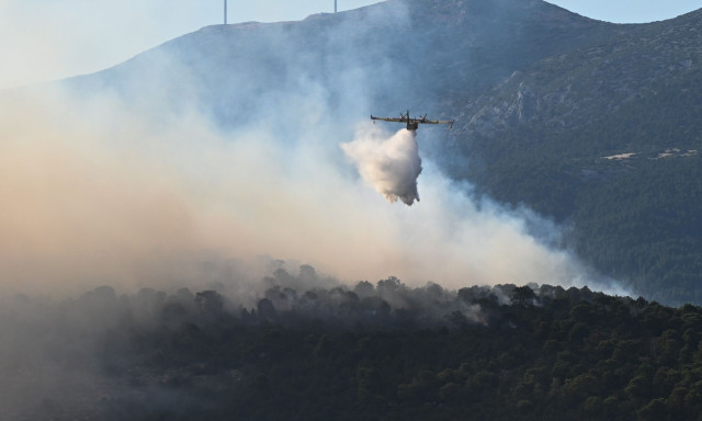 Φωτιά τώρα στον Λάτα Ευβοίας: 7 αεροσκάφη και 60 πυροσβέστες στο σημείο