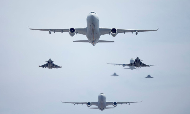 Τα ελληνικά Rafale στον γαλλικό ουρανό για την παρέλαση για την Ημέρα της Βαστίλης