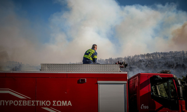 Φωτιά τώρα στο Ανατολικό Θεσσαλονίκης