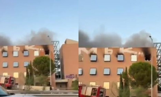 Φωτιά στο Ολυμπιακό Χωριό
