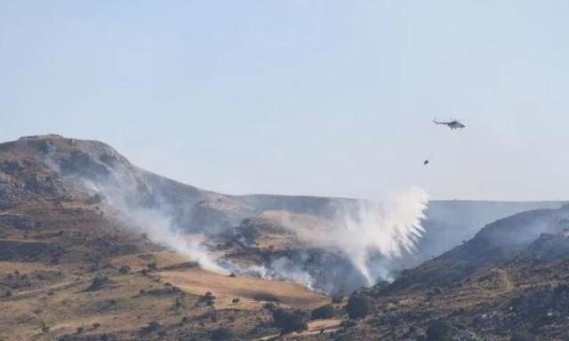 Κρήτη: Μεγάλη φωτιά τώρα στα Φαβριανά Ηρακλείου - Σηκώθηκαν 2 εναέρια