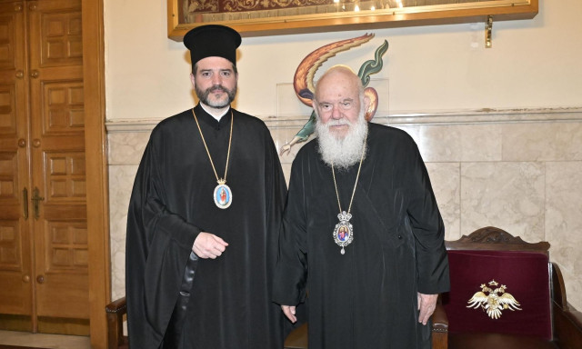 Στον Αρχιεπίσκοπο Ιερώνυμο ο νεοκλεγείς Καναδά Απόστολος