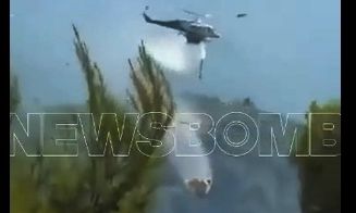 Σύγκρουση ελικοπτέρων Bell 214: Φωτογραφία ντοκουμέντο από τα συντρίμμια