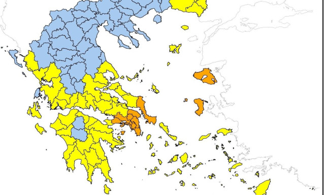 Φωτιές: Σε κατάσταση κόκκινου συναγερμού η Αττική, η Εύβοια, η Χίος και η Μυτιλήνη την Τετάρτη