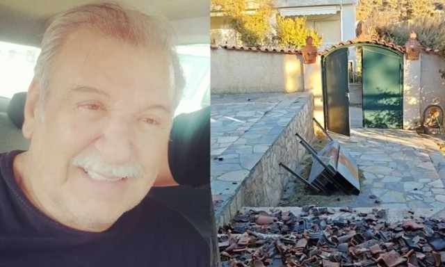Τάσος Χαλκιάς: Το αποκαρδιωτικό βίντεο από την καταστροφή του σπιτιού του στο Πόρτο Γερμενό