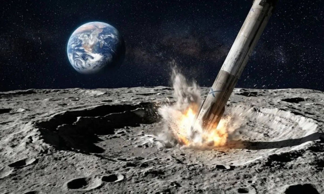 Πύραυλος της SpaceX θα πέσει στη Σελήνη – Πιθανό να δημιουργηθεί νέφος σκόνης ύψους 100 χιλιομέτρων