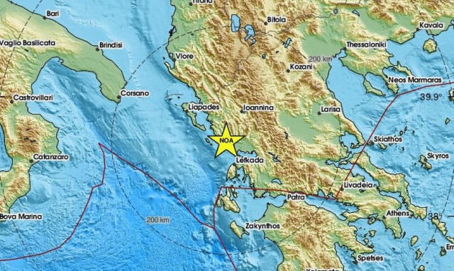 Σεισμός 3,6 Ρίχτερ νότια της Πάργας