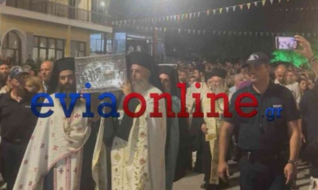 Σε κλίμα κατάνυξης ο εορτασμός του θαύματος της κατάσβεσης της φωτιάς στον Όσιο Ιωάννη τον Ρώσο