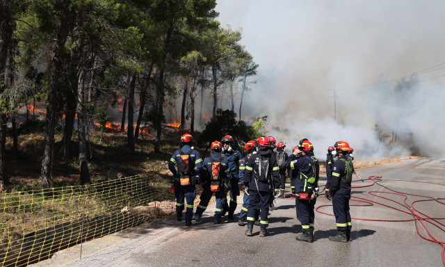Υπό έλεγχο η φωτιά σε δύσβατο σημείο στον Όλυμπο – Παραμένουν οι δυνάμεις στο σημείο