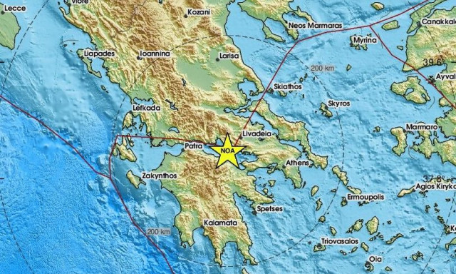 Σεισμός 3,9 Ρίχτερ στον Κορινθιακό Κόλπο – Βόρεια του Ξυλοκάστρου το επίκεντρο