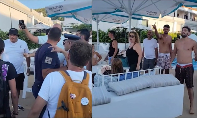 Αγκίστρι: Αντεγκλήσεις ανάμεσα σε Ισραηλινούς τουρίστες και διαδηλωτές υπέρ της Παλαιστίνης