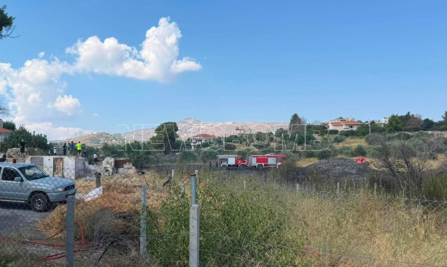 Οριοθετήθηκε η φωτιά στον Γέρακα - Εικόνες