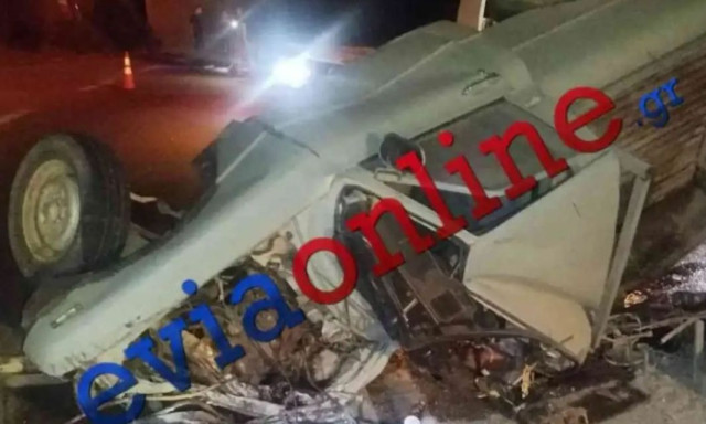 Τραγωδία στην Εύβοια: Νεκρός 43χρονος σε τροχαίο