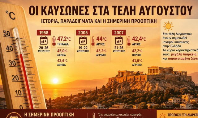 Καιρός - Κολυδάς: Οι καύσωνες στα τέλη Αυγούστου - Τι πρέπει να να περιμένουμε την επόμενη εβδομάδα