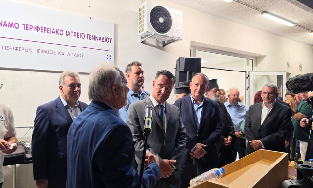 Ρόδος: Ο Άδωνις Γεωργιάδης εγκαινίασε το Πολυδύναμο Ιατρείο Γενναδίου