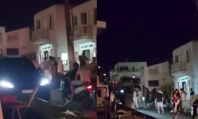 Άγρια συμπλοκή στη Μύκονο: Τουρίστες έπαιξαν ξύλο μπροστά σε περαστικούς - Βίντεο