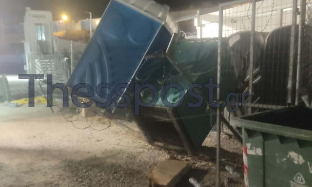 Βίντεο από την άγρια εξέγερση των μεταναστών στη Δομή Σιντικής