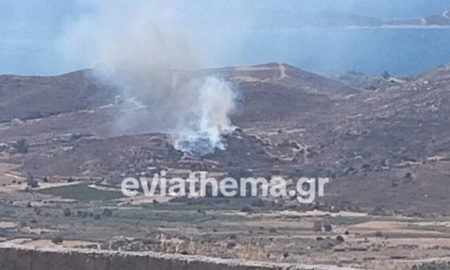 Φωτιά τώρα στην Κάρυστο - Ήχησε το 112