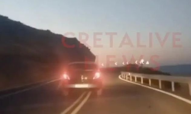Κρήτη: Νέο βίντεο οργής - Οδηγός κάνει ζικ -ζακ και βγαίνει στο αντίθετο ρεύμα σε δρόμο με στροφές