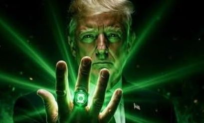 Ο Τραμπ γίνεται... Green Lantern και βαφτίζει τη Σελήνη «αμερικανική»