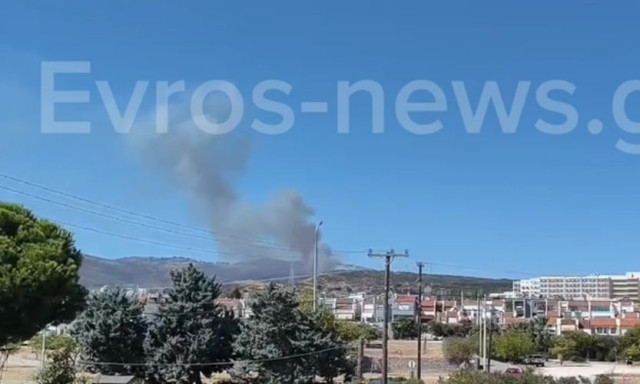 Φωτιά τώρα σε δάσος στην Αλεξανδρούπολη:  Καίει κοντά στην Εγνατία Οδό - Σηκώθηκαν 4 εναέρια