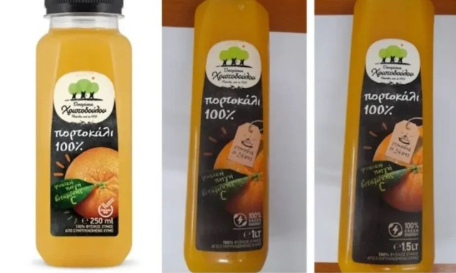 ΕΦΕΤ: Ανάκληση γνωστών χυμών από την αγορά