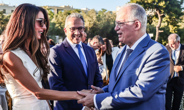 Αμάλ Αλαμουντίν: Στο Ολυμπιείο για τη συνάντηση των Πρέσβεων Καλής Θελήσεως της UNESCO