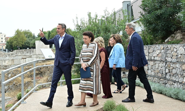 Κεραμεικός: Ο Μητσοτάκης στα εγκαίνια των έργων αναβάθμισης των υποδομών στον αρχαιολογικό χώρο