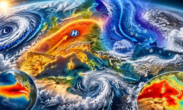 Καιρός: Η Ελλάδα στο όριο του «omega block» - Η πρόγνωση ECMWF και GFS για αρκτική εισβολή