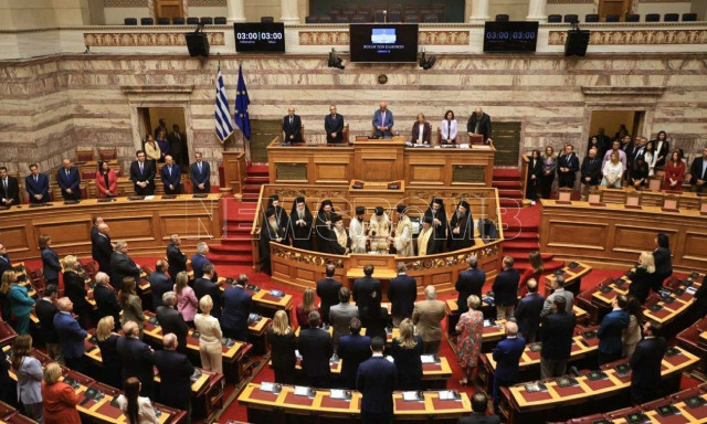 Βουλή: Αγιασμός τη Δευτέρα για την έναρξη των εργασιών της 4ης Συνόδου