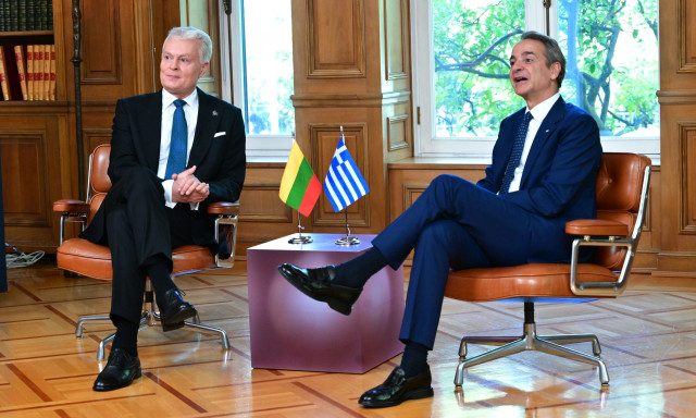 Μητσοτάκης: Κοινή υπόθεση η προάσπιση της κυριαρχίας χωρών πρώτης γραμμής όπως Ελλάδα-Λιθουανία