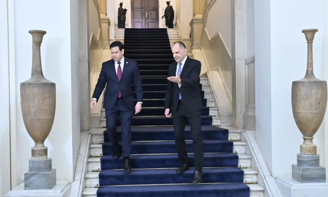 Οι 40 ώρες του Μάρκο Ρούμπιο στην Αθήνα: Από το υπουργείο Εξωτερικών στην Πνύκα
