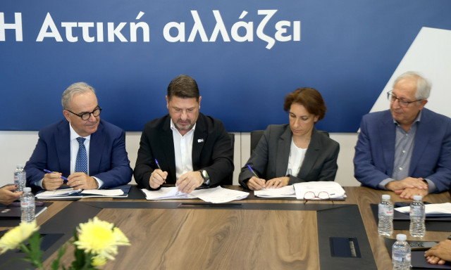 Μαρούσι: Υπεγράφη από τον Νίκο Χαρδαλιά η σύμβαση για το αντιπλημμυρικό έργο στο Ρέμα Σαπφούς