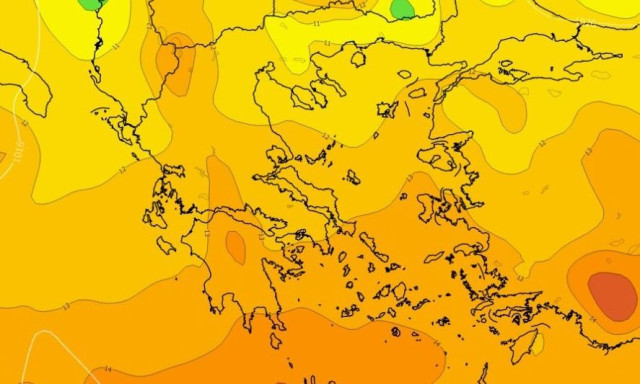 Καιρός: Έρχεται μίνι... θερμή εισβολή και μετά ξανά κρύο - Η πρόγνωση του GFS για τη νέα εβδομάδα