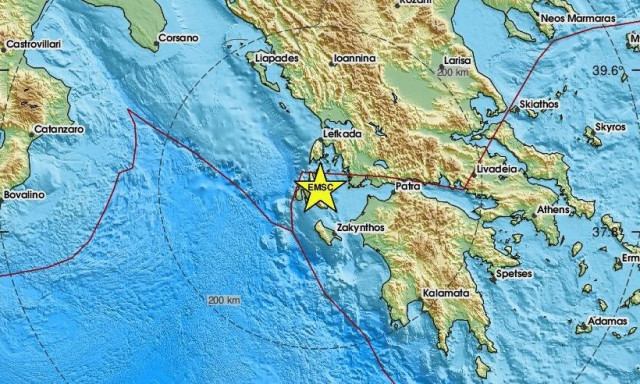 Σεισμός 3,5 Ρίχτερ στην Κεφαλονιά – Κοντά στη Σάμη το επίκεντρο