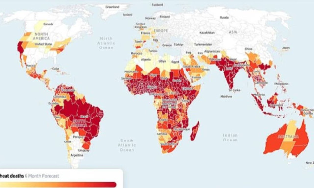 Super El Niño: Αποκαλυπτικός χάρτης δείχνει πού θα πεθάνουν οι περισσότεροι άνθρωποι από καταστροφές