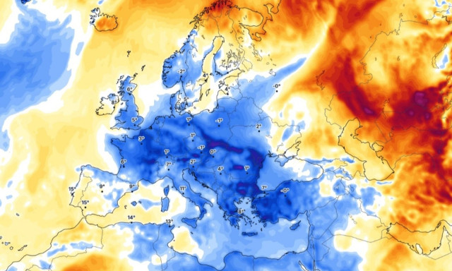 Καιρός: Το ECMWF «δείχνει» 71% αναστροφή του πολικού στρόβιλου - Δυσάρεστα νέα για την Ελλάδα