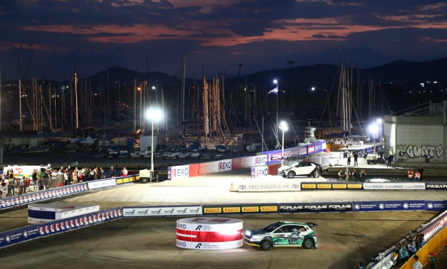 Ράλλυ Ακρόπολις 2023: Εντυπωσιακές εικόνες από την πλατεία Νερού