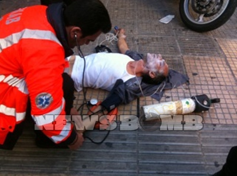 Ένταση έξω από τη Βουλή