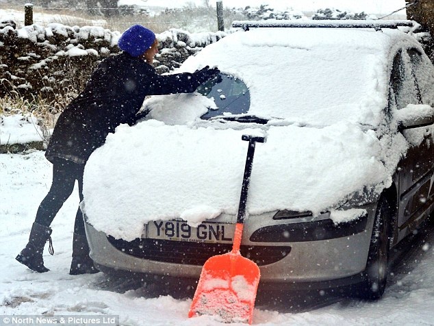 Ο χιονιάς έφτασε στην Βρετανία