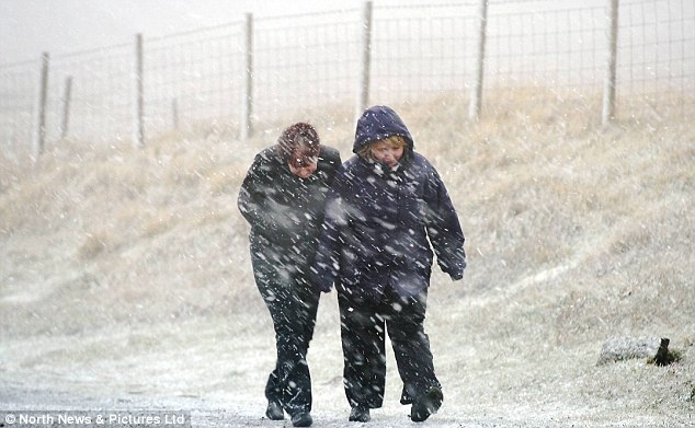 Ο χιονιάς έφτασε στην Βρετανία